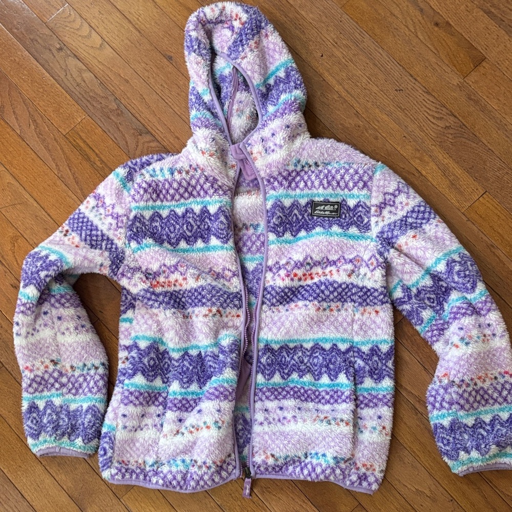 Eddie Bauer Multicolor Girls Fleece Jacket